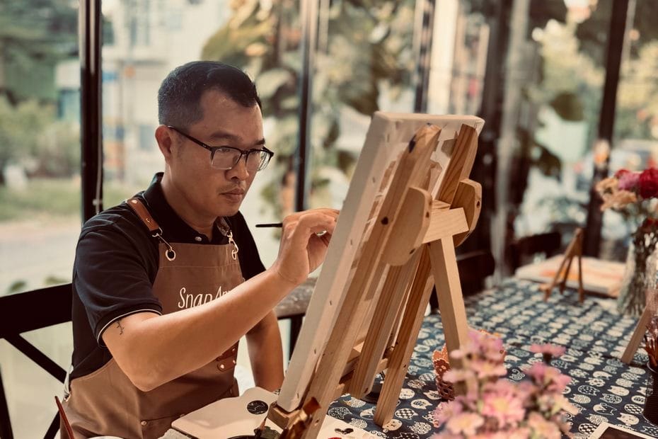 Vẽ tranh và chạy bộ